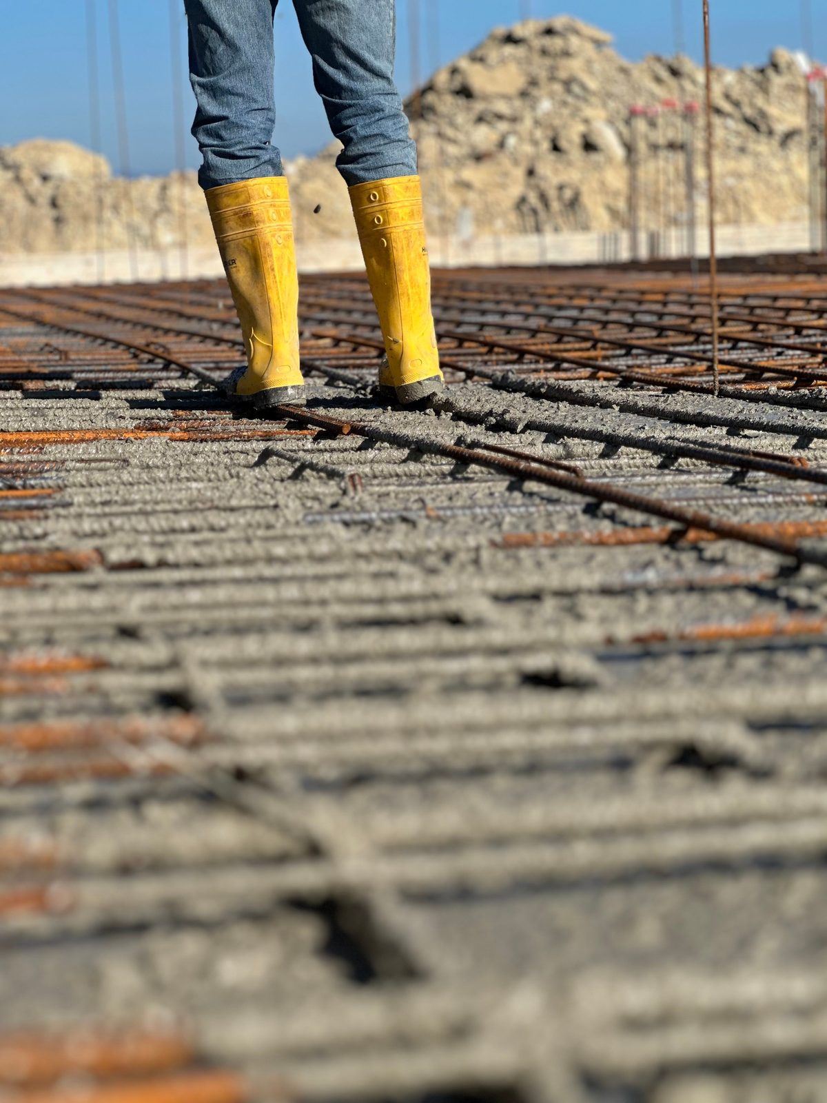 Concrete slab foundation in Plano, TX