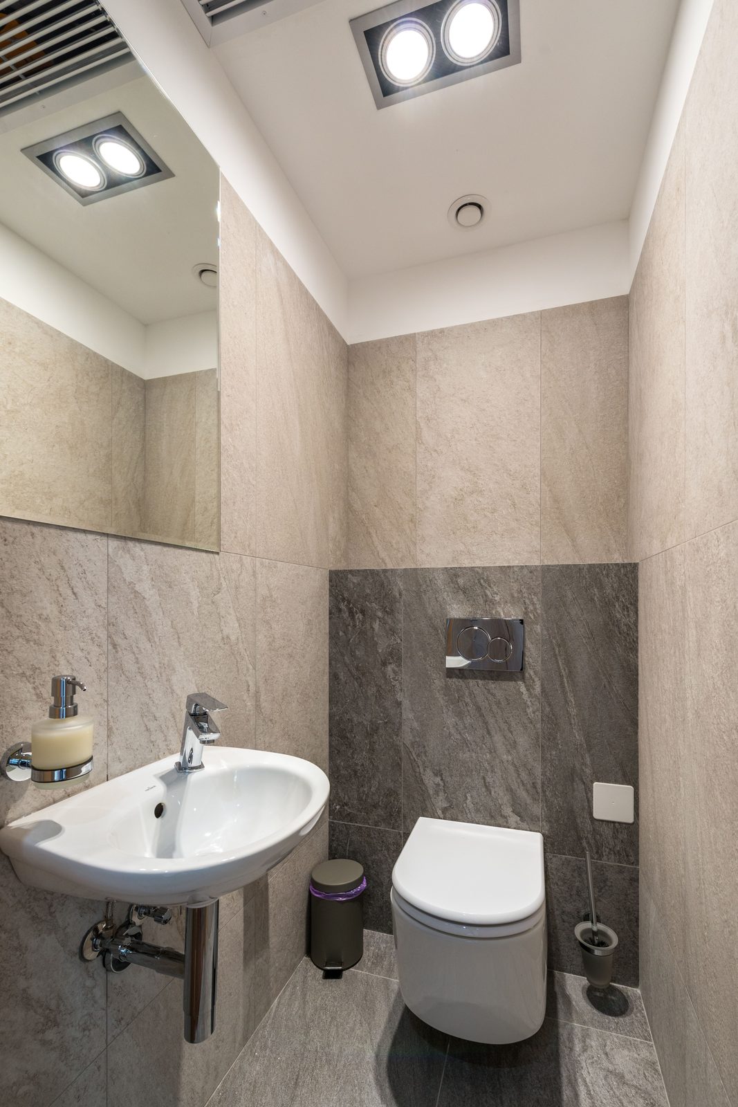 Modern bathroom toilet in Plano, TX