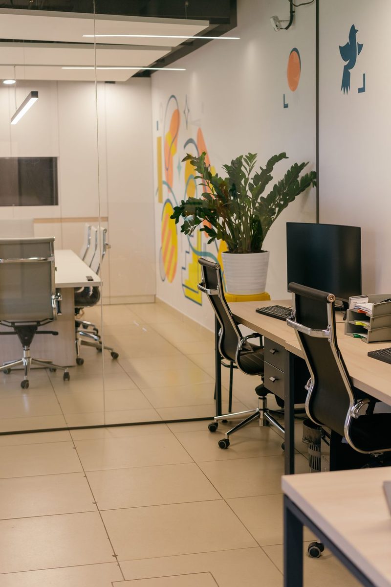 Modern office interior protected by commercial water damage restoration in Plano, TX
