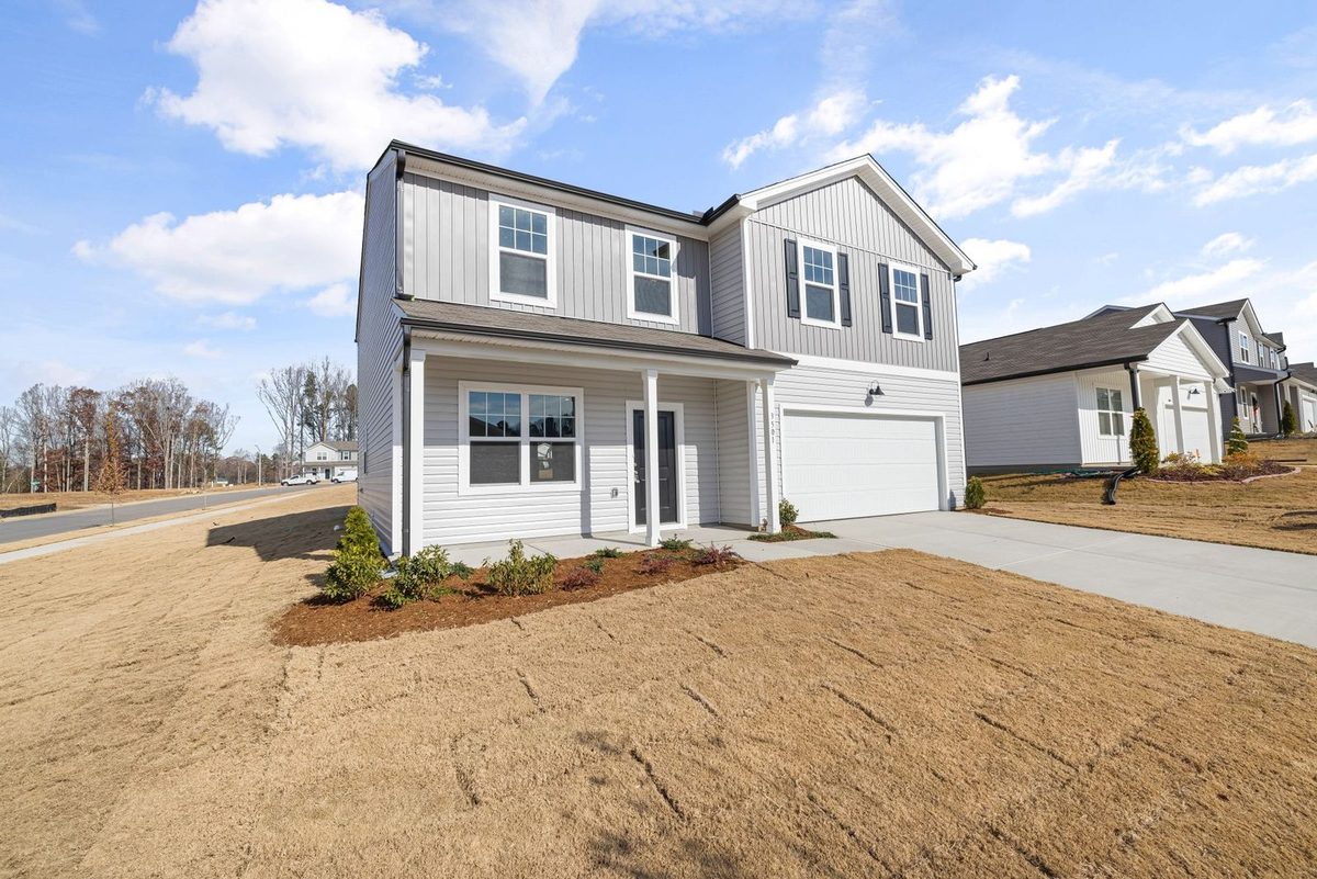 Two-story home exterior in Allen, TX